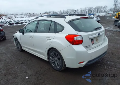 2013 Subaru Impreza 2.0I Sport Premium from USA, damaged, VIN JF1GPAL6XD2846166